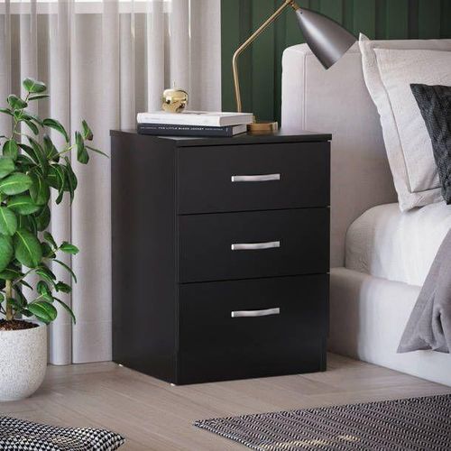 Durable Non Moving Drawer,3 Lockers Central Lock, Wooden Storage Drawer Central Lock-Multicolor