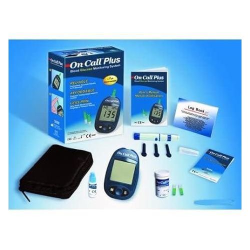 On Call Plus Blood Glucose Monitoring System With 10 Free Strips