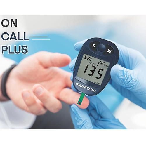 On Call Plus Blood Glucose Monitoring System With 10 Free Strips