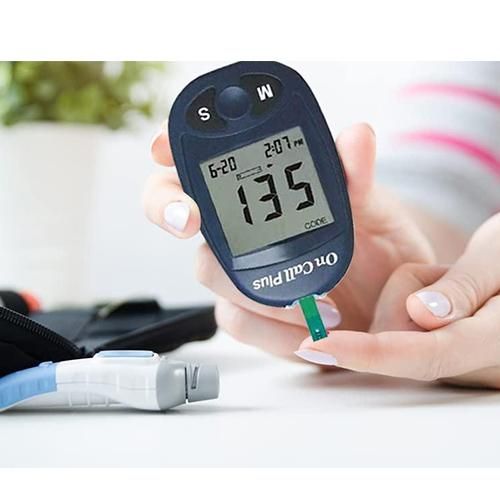 On Call Plus Blood Glucose Monitoring System With 10 Free Strips