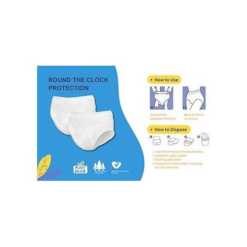 Period Panties - Disposable Pad Alternative 8pcs