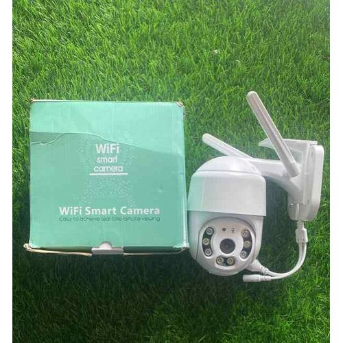 Wi-Fi Smart Camera Ip Real Time Viewing With Voice Speaker, - White,