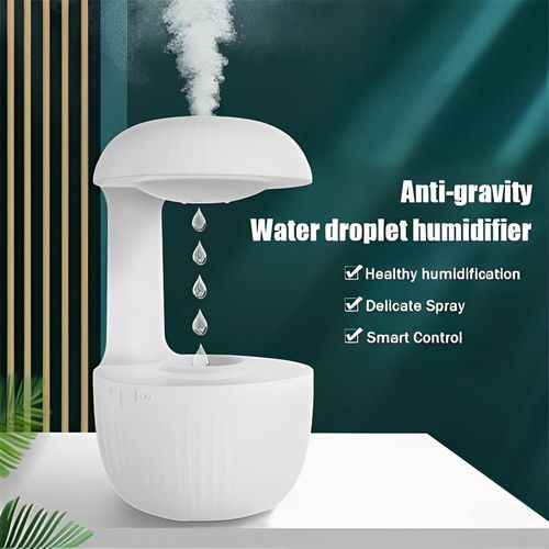 Anti-gravity Air Humidifier - Mute Countercurrent Humidifier Levitating Water Drops Cool Mist Maker Fogger Relieve Fatigue