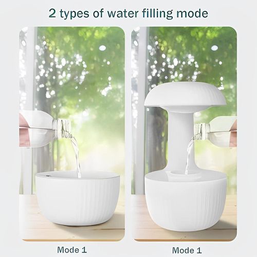 Anti-gravity Air Humidifier - Mute Countercurrent Humidifier Levitating Water Drops Cool Mist Maker Fogger Relieve Fatigue