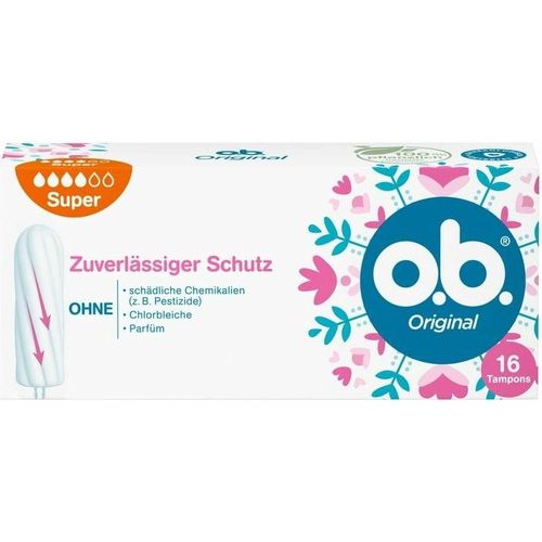 o.b. Original Tampons &ndash; Super, 16 Tampons