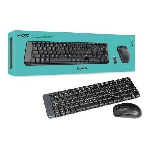 Logitech Mk220 Wireless Keyboard And Mouse Combo Black