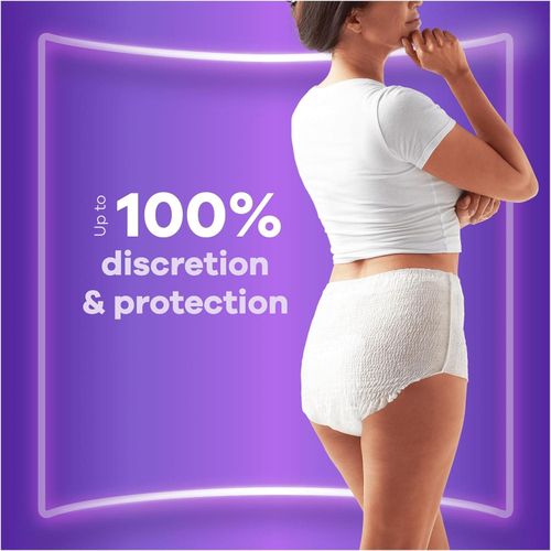 Always Discreet Incontinence Pants Women, Extra Large, UK Dress Size 22-28, 7 Pants