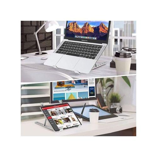 Portable Laptop Stand, Laptop Holder For Desk, Aluminum Adjustable Laptop Stand For IPad, MacBook Pro,Tablets And Laptops, Such As Lenovo ThinkPad, Dell Inspiron Suitable For 14