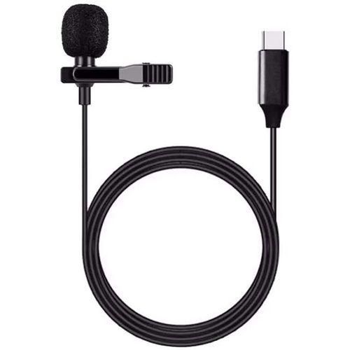Professional Lavalier Lapel Microphone Omnidirectional Mic Clip For Type C Interface USB C Plug Device For Smart Phones