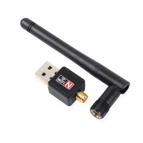 Usb2.0 Wireless 802.11 N Adapter2:300mbps3:Driver Cd4:Network5:Network Lan Card With Antenna- WiFi Adapter- Black