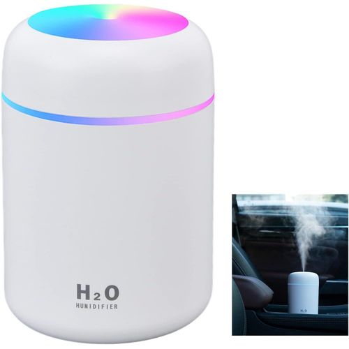 Car Air Humidifier, 30-45L/H Desktop Humidifier USB Powered for Study Room for Bedroom