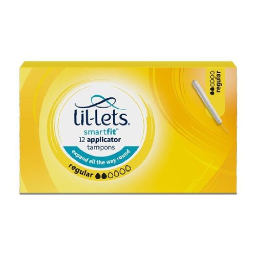 Lil Lets Cardboard Applicator Regular Tampons, Light to Medium Flow - 12 Tampons