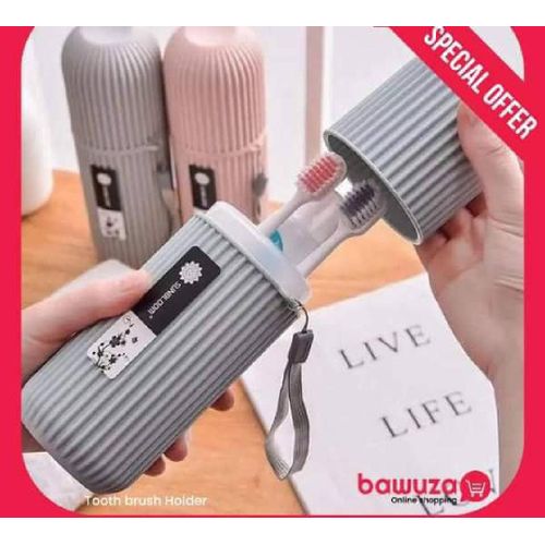 Portable Tooth Paste And Brush Box Travel Storage multi purpose rinse or organizer