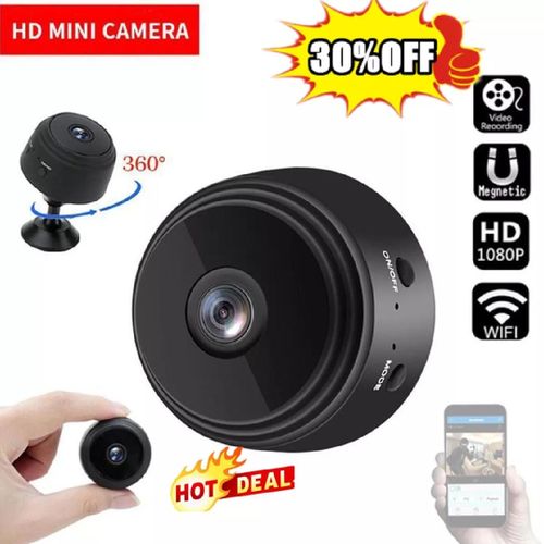 Mini Camera,  HD Mini Surveillance Camera, Long Battery Life, WiFi Mini Camera, Live Mobile Phone App, Compact Small Security Camera for Indoor Use with Motion Sensor Memory Night Vision Camera