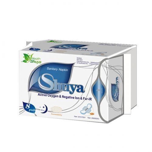 Shuya 8 Pacs Purple Ultra Sanitary Pads -Blue