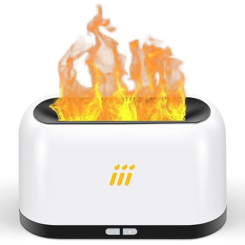 Oil Diffuser with Flame Light Air Aroma Humidifier for Home Large & Small Room,Office or Yoga