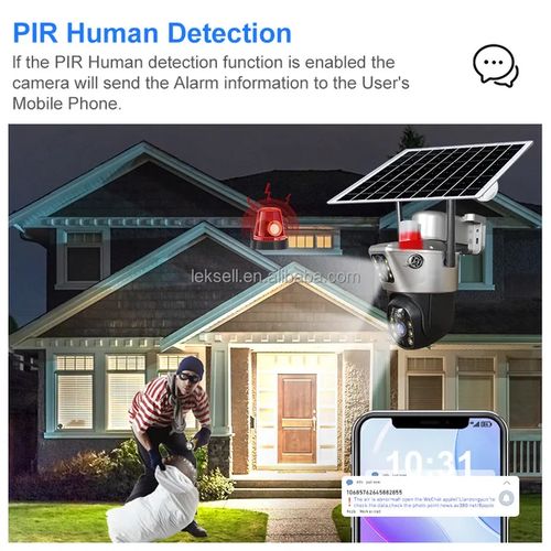 Solar-Powered 4G/WiFi Solar Powered Net Camera 4G/ Wifi Camera- Outdoor Security Surveillance