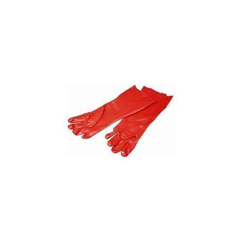 Pvc Chemical Resistant Gloves Red