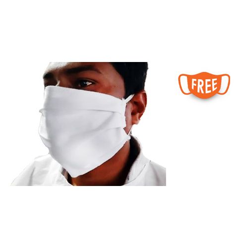 Get A Free Mouth and Nose Mask - White