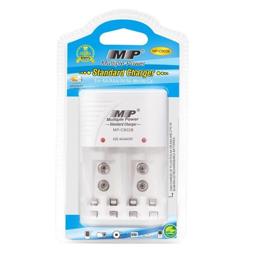 Electric Rechargeable Battery Charger Size AA,AAA And 9V