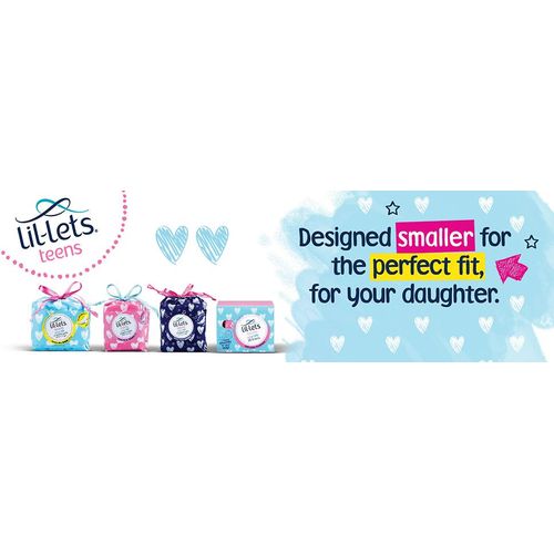 Lil-Lets Teens Night Pads With Wings - 1 Pack Of 10 Petite Pads