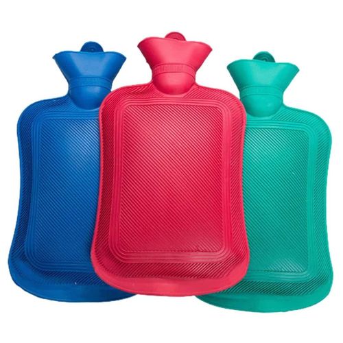 Hot Water Bag with Cover, Hot Water Bottle Warm Water Bag for Winter, Menstrual Cramps, Neck & Shoulder Pain, Holiday Gifts 2L - Red