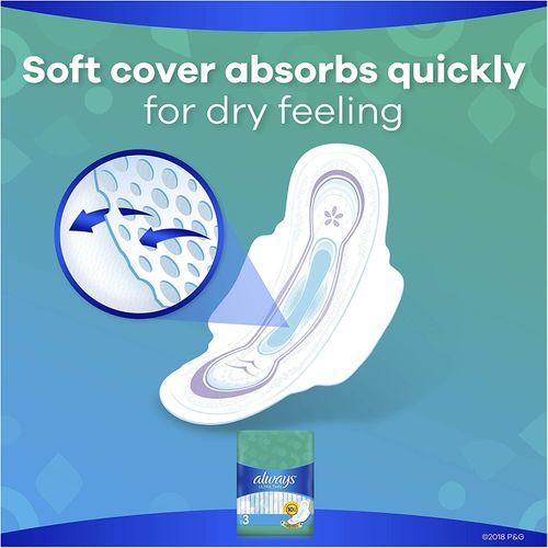 Always Ultra Thin Pads, Size 3, Extra Long, Super Absorbency, With Wings, 38 Count