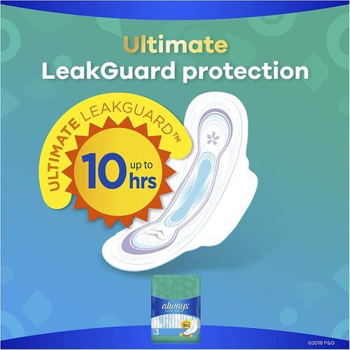 Always Ultra Thin Pads, Size 3, Extra Long, Super Absorbency, With Wings, 38 Count