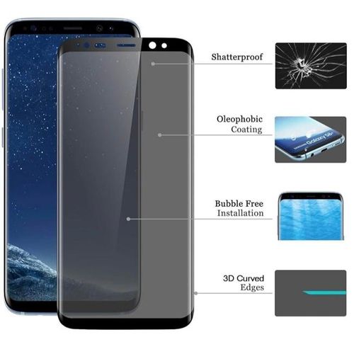 Universal  Privacy Screen Protector Glass Guard anti peep.