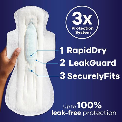 Always Maxi Overnight Pads With Flexi-Wings, Extra Heavy Unscented, Size 5 (24 ct)