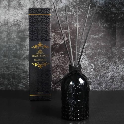 150ml Aromatic Scent Of Reed Dffuser Glass Bottle Glass Flavour Diffuser With Sticks, Oil Diffuser For Home, Bedroom, Office, Hotel,Freshener On The Marble Table Gift Box