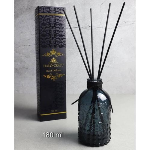 150ml Aromatic Scent Of Reed Dffuser Glass Bottle Glass Flavour Diffuser With Sticks, Oil Diffuser For Home, Bedroom, Office, Hotel,Freshener On The Marble Table Gift Box