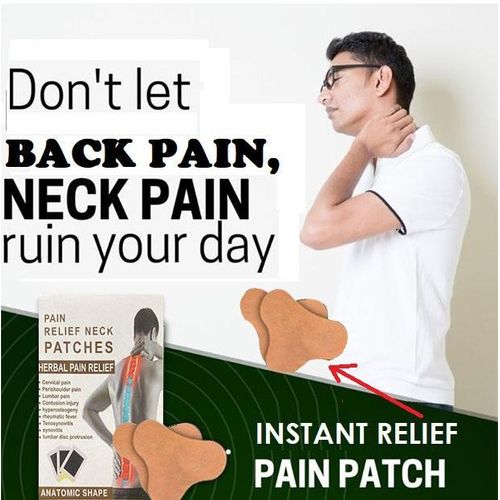 Instant Back And Neck Pain Relief Patches.