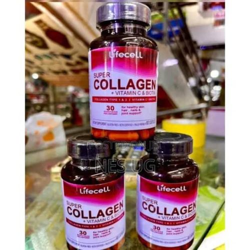 Whitening Skin , Super Collegen+Vitamin C & Biotin ,60 Capsules