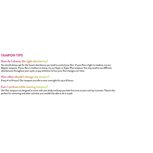 Playtex Sport Tampons, Multipack (24ct Regular/24ct Super Absorbency), Fragrance-Free - 48ct