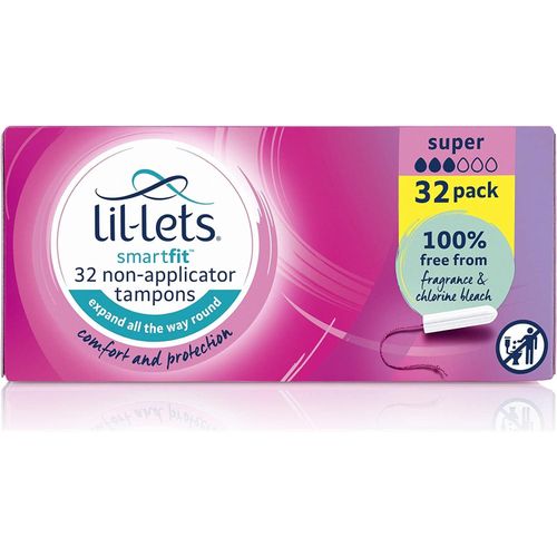 Lil Lets  Smartfit Tampons, Super, 32 Tampons