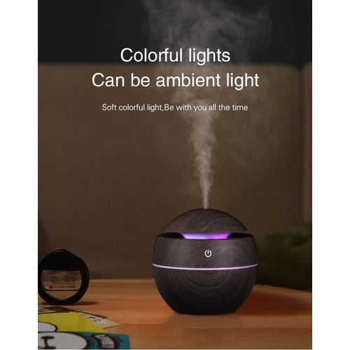 7Seas Air humidifier Purifier Air Diffuser Refresher With Multicolor LED Lighting For Office Home Air Cleaner Ultrasonic Aromatherapy Water-soluble Essential Oil Cool Air Humidifier- Multicolor