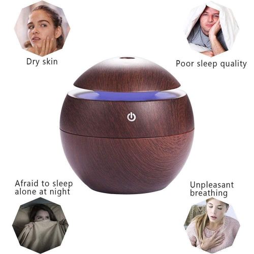 7Seas Air humidifier Purifier Air Diffuser Refresher With Multicolor LED Lighting For Office Home Air Cleaner Ultrasonic Aromatherapy Water-soluble Essential Oil Cool Air Humidifier- Multicolor