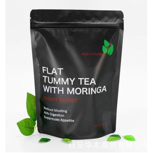 Flat Tummy Tea With Moringa That Reduces Bloating, Aids Digestion And Suppresses Appetite.