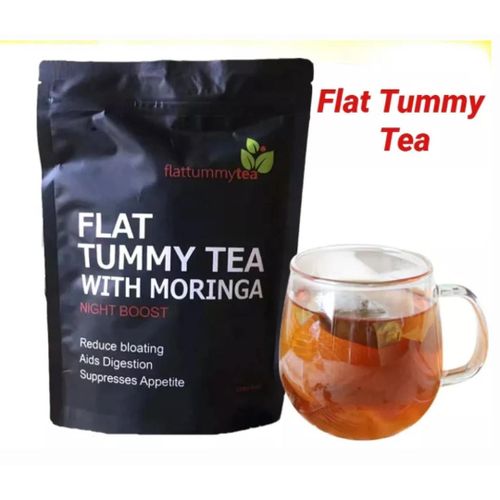 Flat Tummy Tea With Moringa That Reduces Bloating, Aids Digestion And Suppresses Appetite.