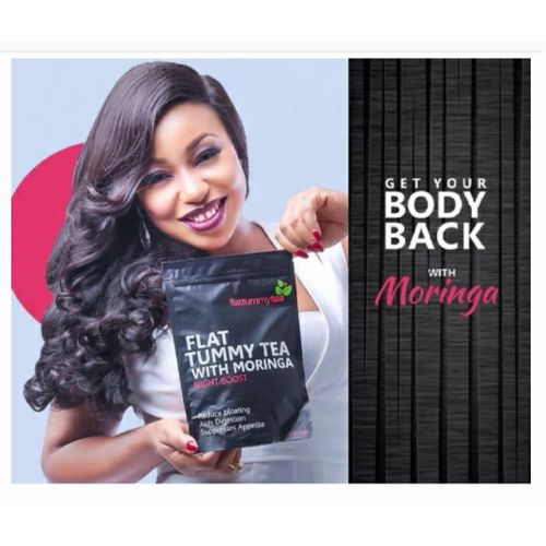 Flat Tummy Tea With Moringa That Reduces Bloating, Aids Digestion And Suppresses Appetite.