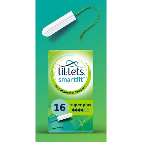 Lil Lets Smartfit Super Plus Non-Applicator Tampons - Pack Of 16