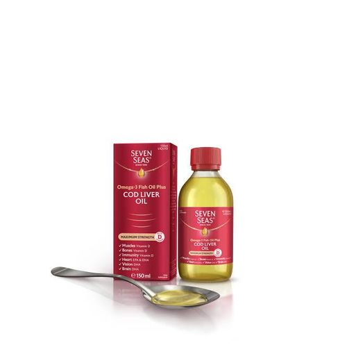 Seven Seas Omega 3 Fish Oil Plus Cod Liver Oil Syrup-150ml