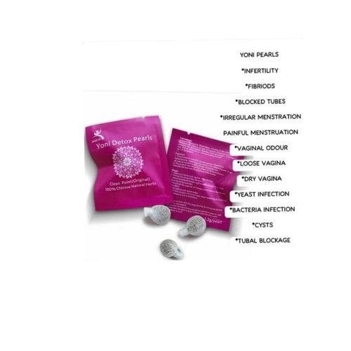 Winstown Yoni Detox Pearls Conceive TTC, Yeast Infection, Thrush, Bacterial Vaginosis BV, Candida Balls/pearls/tampoons Treatment for Ladies (4 Pearls)