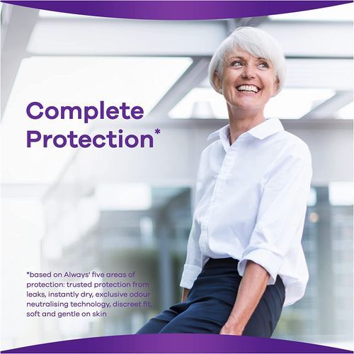 Always Discreet Incontinence Pants, Large, Normal, Dress Size 16-22, For Sensitive Bladder, 10 Pants