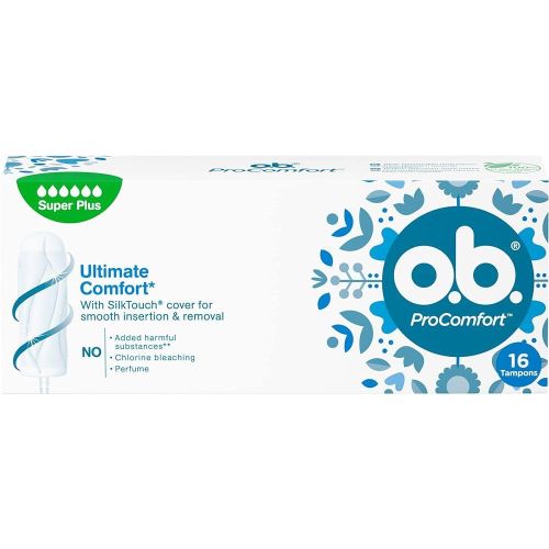 o.b. Procomfort, Super Plus Tampons, Pack Of 16 Tampons