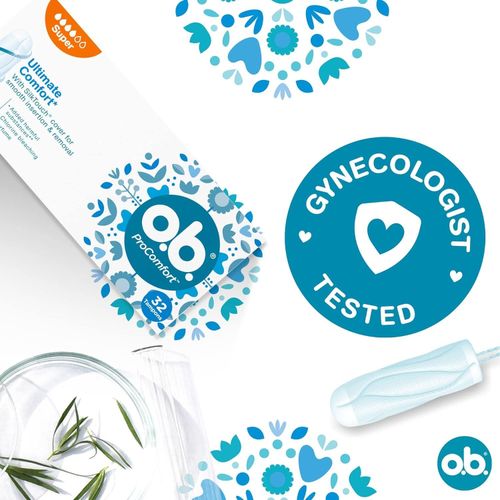 o.b. Procomfort, Super Plus Tampons, Pack Of 16 Tampons