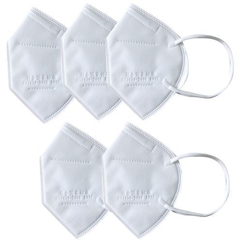 5Pcs Kn95 Anti Pm2.5 Anti Particle Face Masks - White