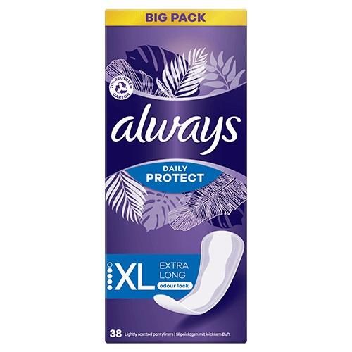 Always Daily Protect Extra Long Pantyliners, 38 Liners