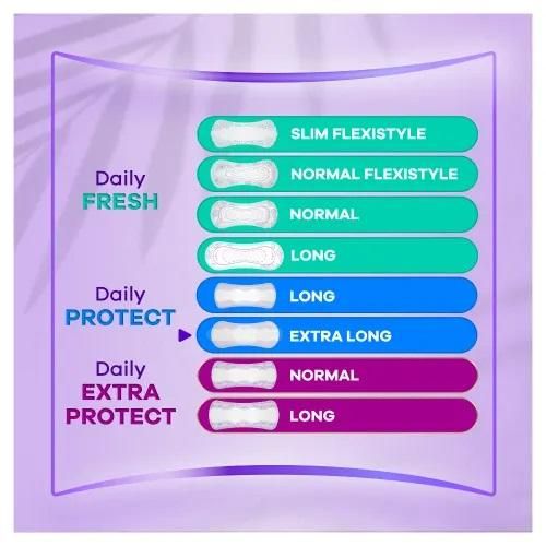 Always Daily Protect Extra Long Pantyliners, 38 Liners